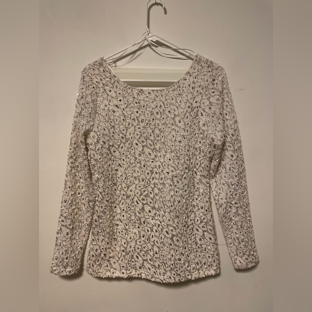 J. Lo Shimmer Top